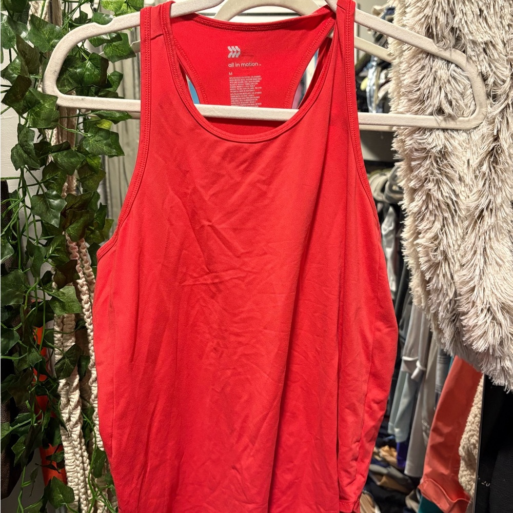 All in Motion Bright Red Tank Top